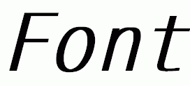   MonoCondensed Italic